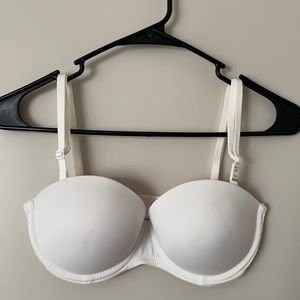 PINK strapless push up bra